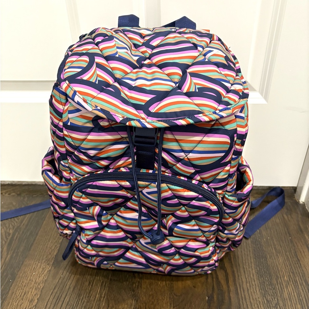 Vera Bradley Quilted Drawstring Backpack